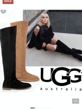 worn a few times UGG LOMA genuine suede over knee boots 7.5